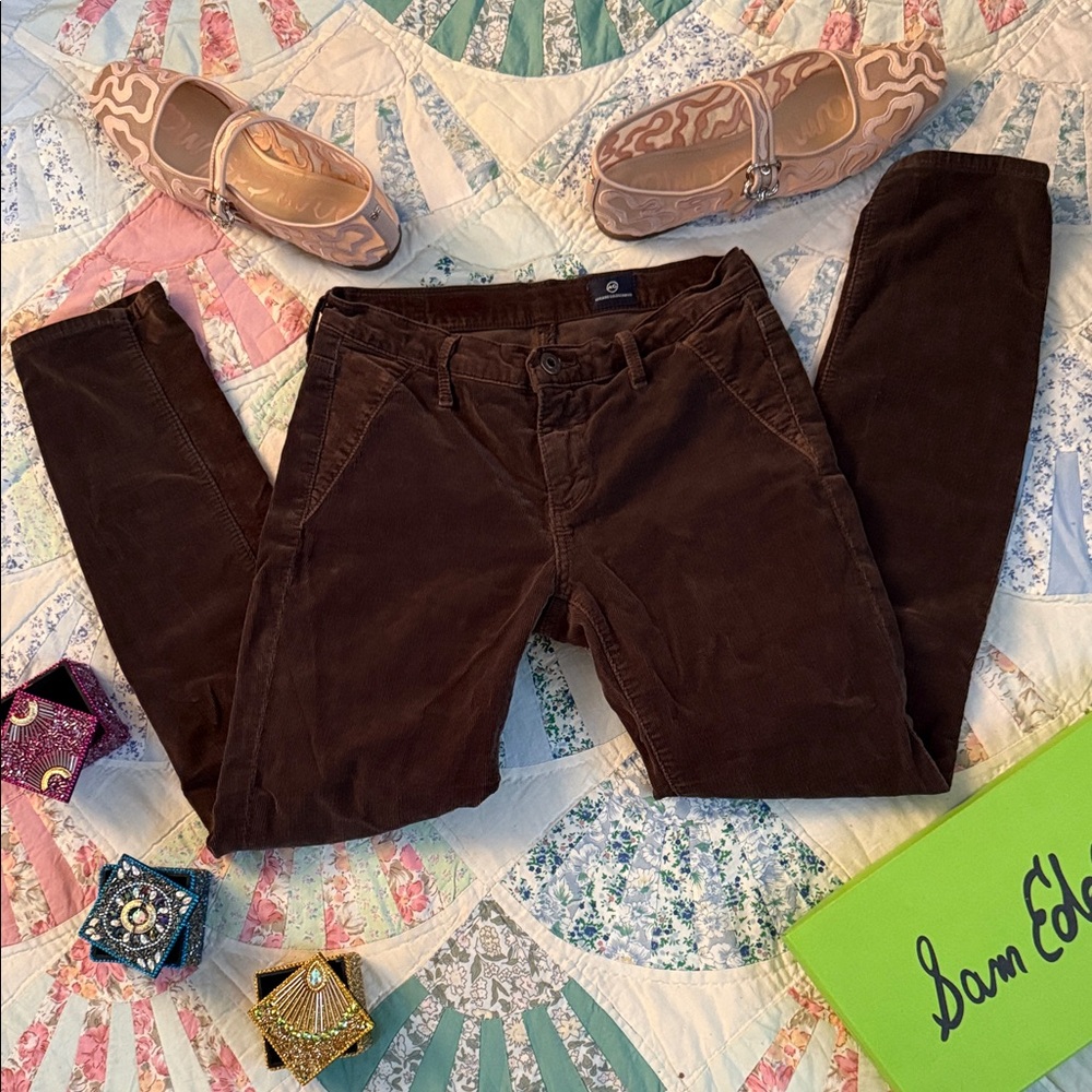 Ag Adriano Goldschmied Soft Brown Corduroys 26R